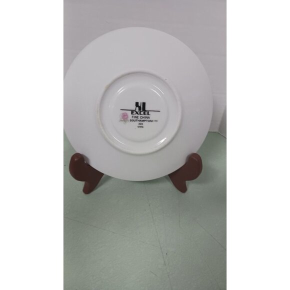 Excel Fine China Southampton Saucer #223 ©1993 Vintage - Picture 6 of 9